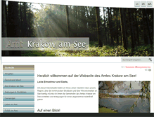 Tablet Screenshot of amt-krakow-am-see.de
